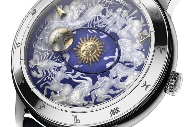 Copernic 7600U-000G-B226 The dial of this version of the Vacheron Constantin Metiers d'Arts Celestial Spheres 2460RT is created using hand- and laser-engraving on a sapphire disk. It is the least expensive of the three watches at $93,500.