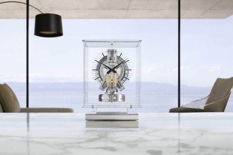 Jaeger-LeCoultre Atmos Transparente clock.