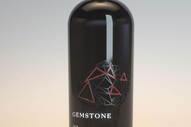 Stephen Silver Fine Jewelry, Gemstone Vineyards, ruby wine bottle