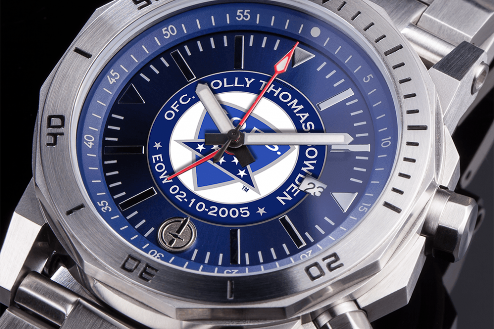 Cops_HERO_–Blue_h61-2 MTM Watch teams with Law Enforcement Today (LET) and Concerns of Police Officers (C.O.P.S) to create watch that benefits survivors of slain officers.