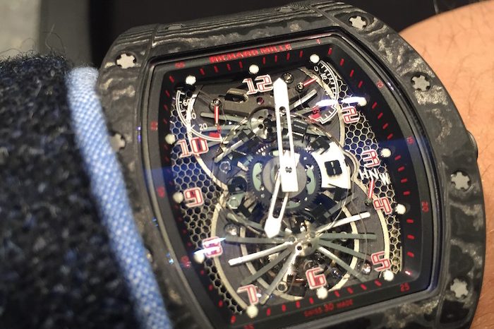 Hands on the RM 022 Tourbillon Aerodyne Dual Time Black Carbon