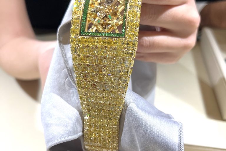 Jacob & Co. Billionaire Timeless Treasure Yellow Diamond watch.  1 Jacob & Co. Billionaire Timeless Treasure Yellow Diamond watch.