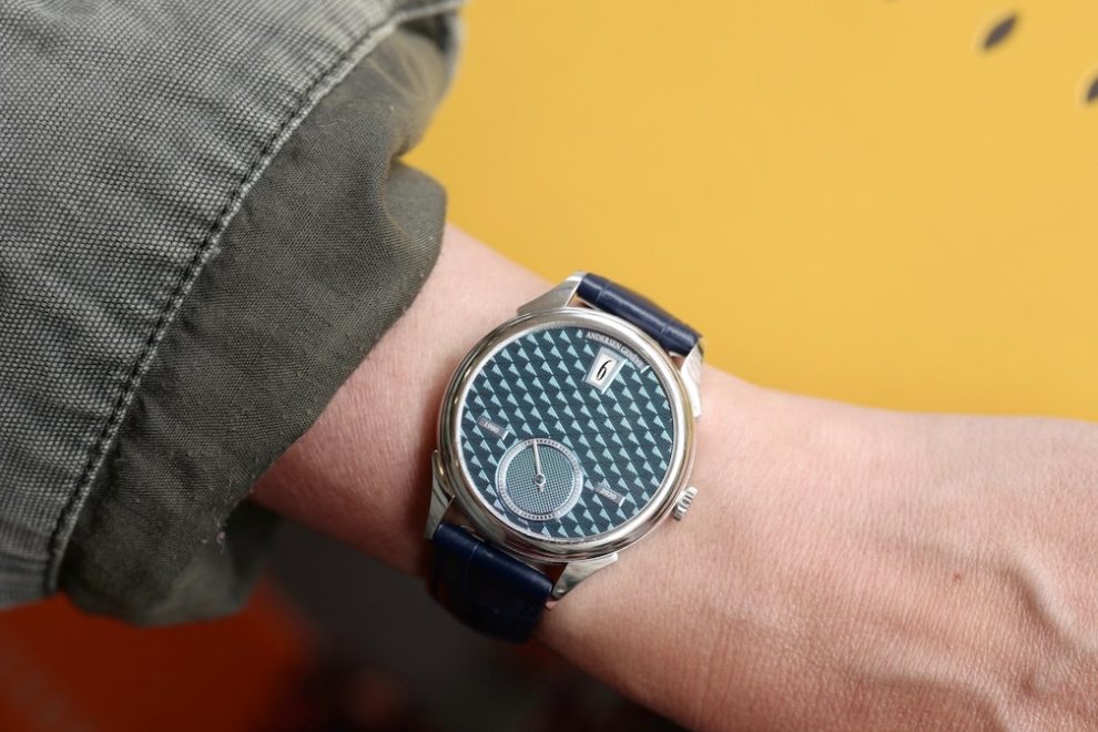 Andersen Genève 40th Anniversary platinum Jump Hour watch Andersen Genève 40th Anniversary platinum Jump Hour watch