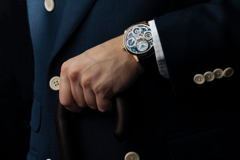 LMP_YG_Wristshot_LRES_RGB MB&F Legacy Machine Perpetual Yellow Gold