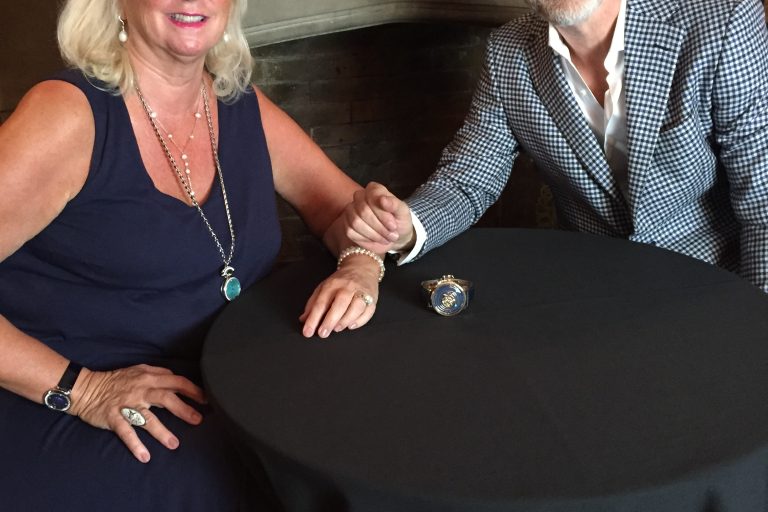 Patric Zingg, Managing Director, Graham SA, with Roberta Naas Patric Zingg, Managing Director, Graham SA, with Roberta Naas