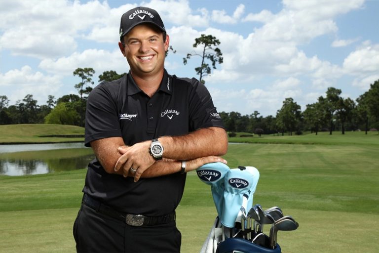 Patrick Reed at the announcement of his joining the Hublot roster of golfers.