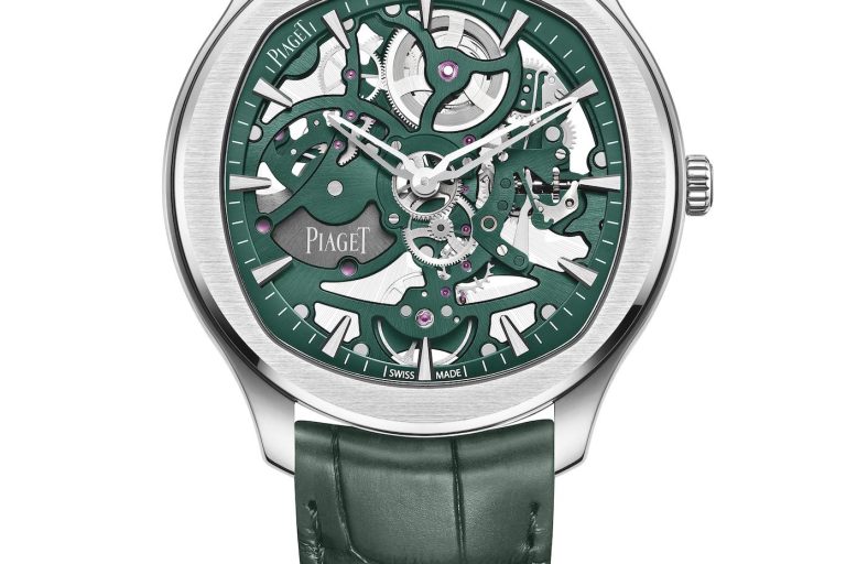 Piaget Polo Skeleton with Green gator strap