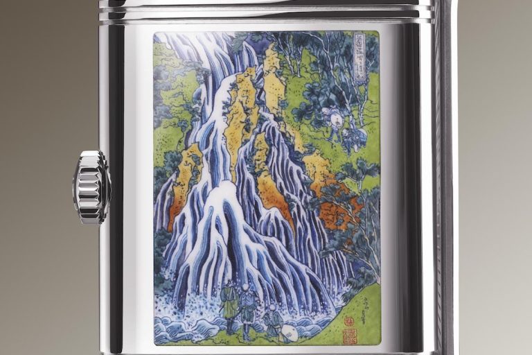 Jaeger-LeCoultre Reverso Tribute Enamel Hokusai Waterfall Watch