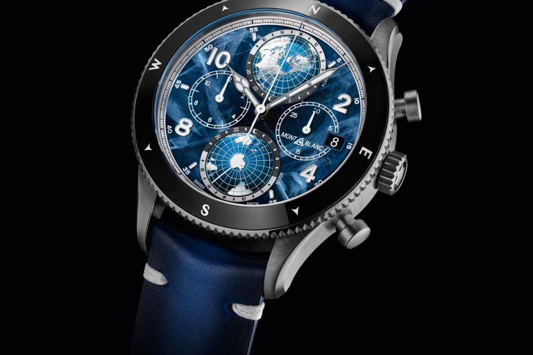 montblanc Montblanc 1858 Geosphere Chronograph “0 Oxygen” timepiece is created in a limited edition of just 290 pieces