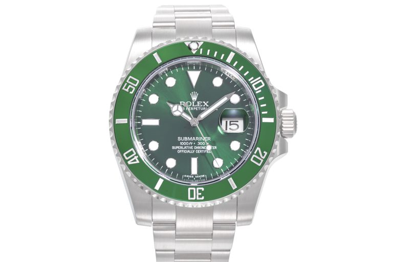 Bonhams is auctioning 11 never-worn Rolex Submariner "Hulk" watches this week on line.