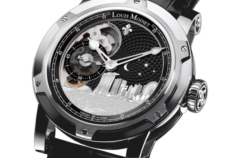 ss lm version There are 65 pieces of the stainless steel Louis Moinet Singapore Edition watch being made.