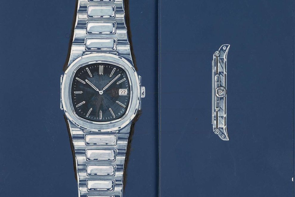 0Painting of the Patek Philippe Nautilus by Gerald Genta. Painting of the Patek Philippe Nautilus by Gerald Genta.