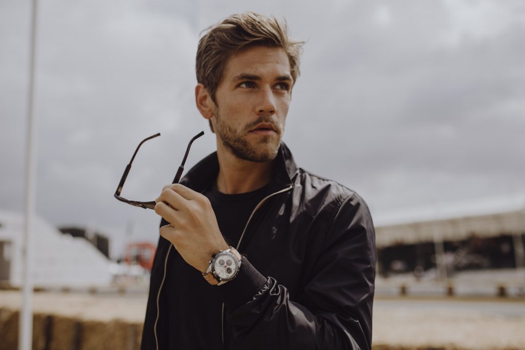 Montblanc unveils new Timekwalker LE Cappuccino watches at Goodwood Festival of Speed, where it is official timing partner for the second year. 