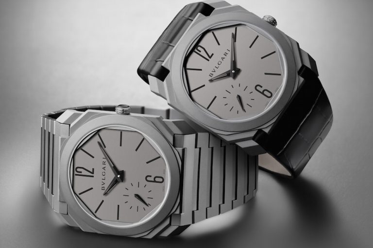 Bulgari Octo Automatic Bulgari Octo Automatic watch sets the world record for the thinnest automatic watch on the market.