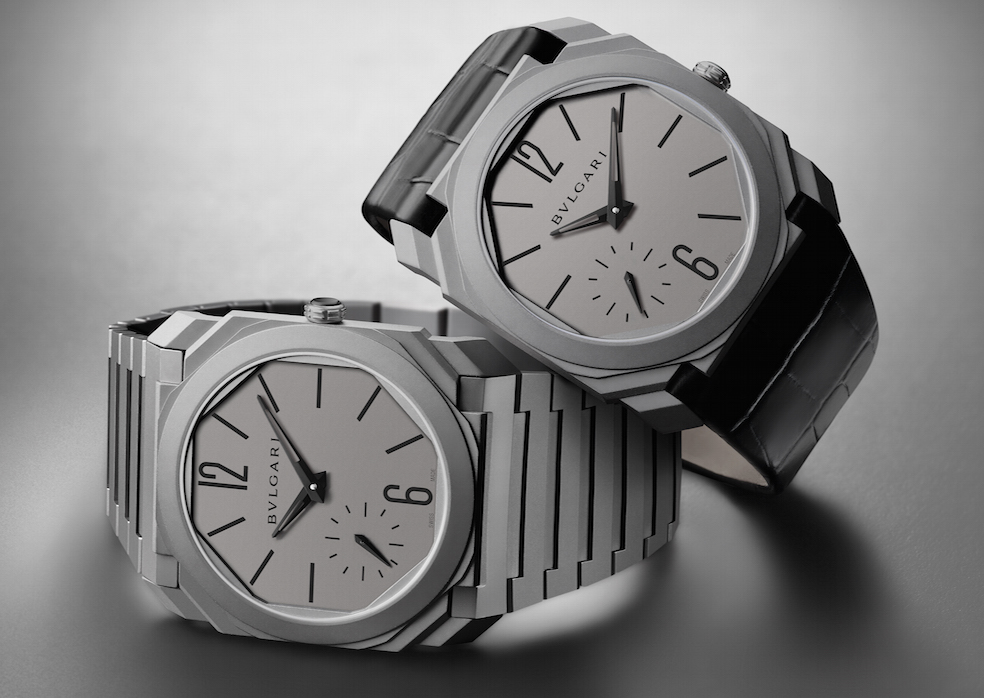 Bulgari Octo Automatic watch sets the world record for the thinnest automatic watch on the market. 