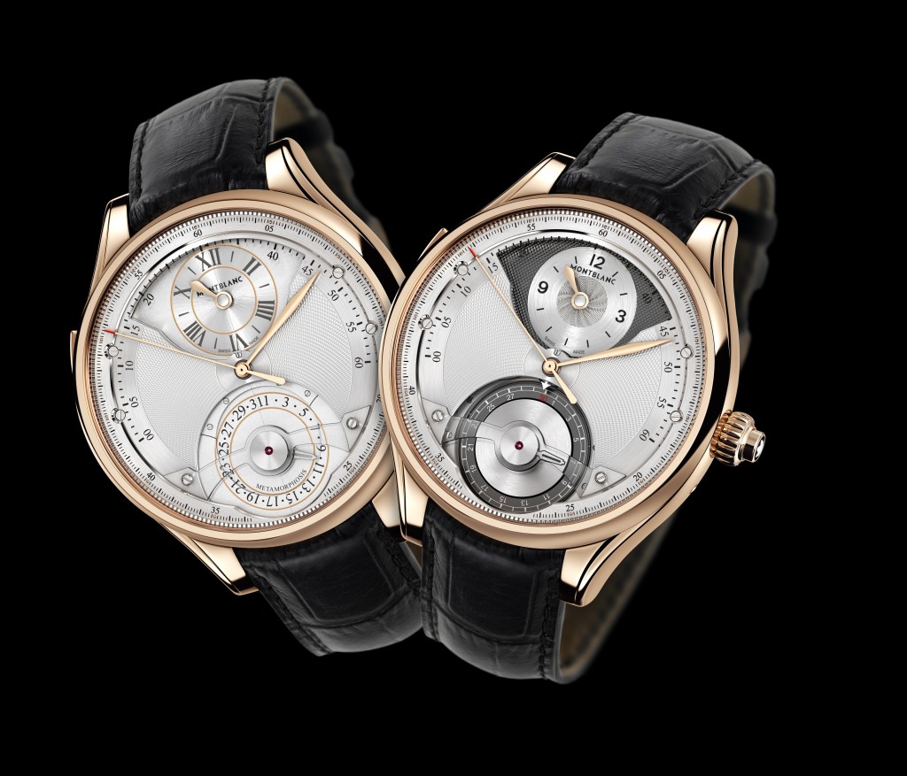 The Montblanc Metamorphosis II is true to its name, transforming dials and functions with the push of a slide. 
