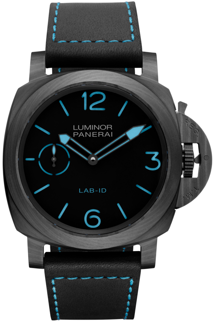 The case of the Panerai Lab-ID watch is made of Carbotech.