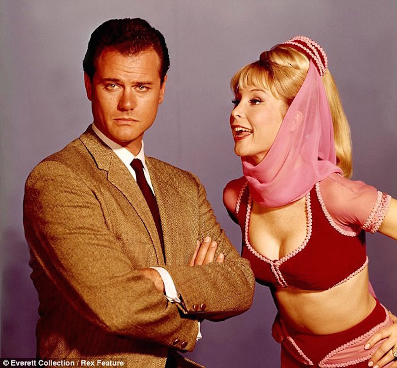 "I Dream of Jeannie" starred Larry Hagman as Major Nelson, opposite Barbara Eden as Jeannie. 