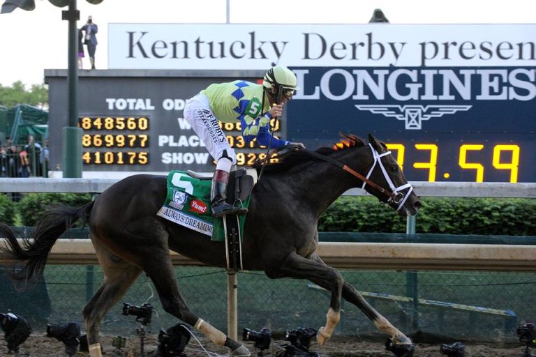 18402696_10155259845083399_1478623744209698315_n The horse, Always Dreaming, won the 143rd Kentucky Derby, timed by Longines.