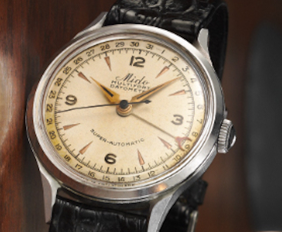 The new Mido Multifort Datometer is based on this 1939 model. 