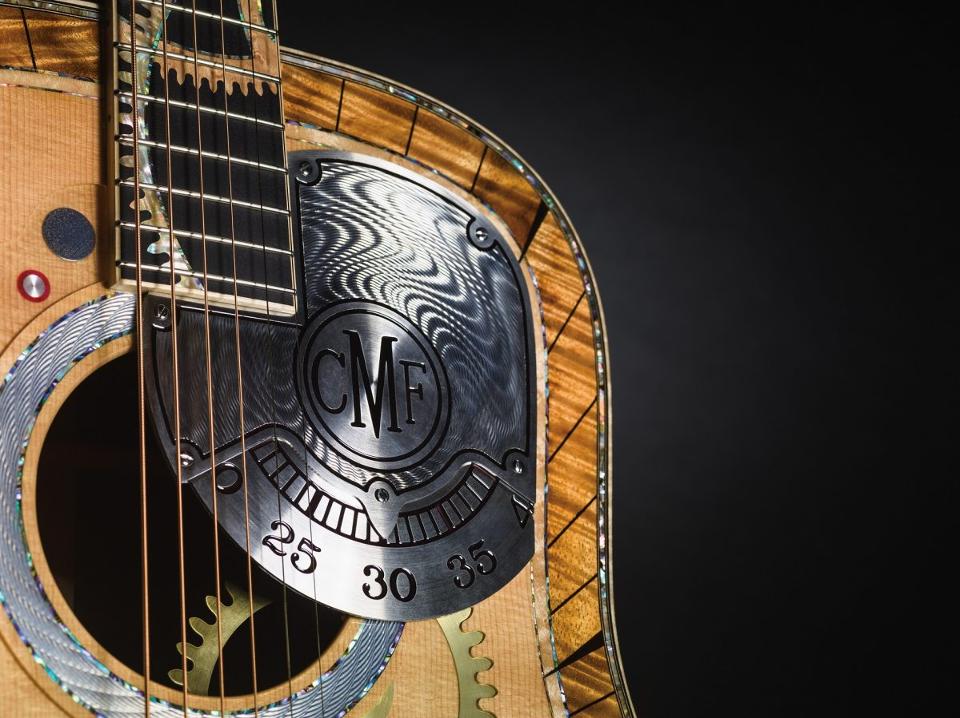The project showcases the amazing craftsmanship of both RGM watches and Martin Guitars