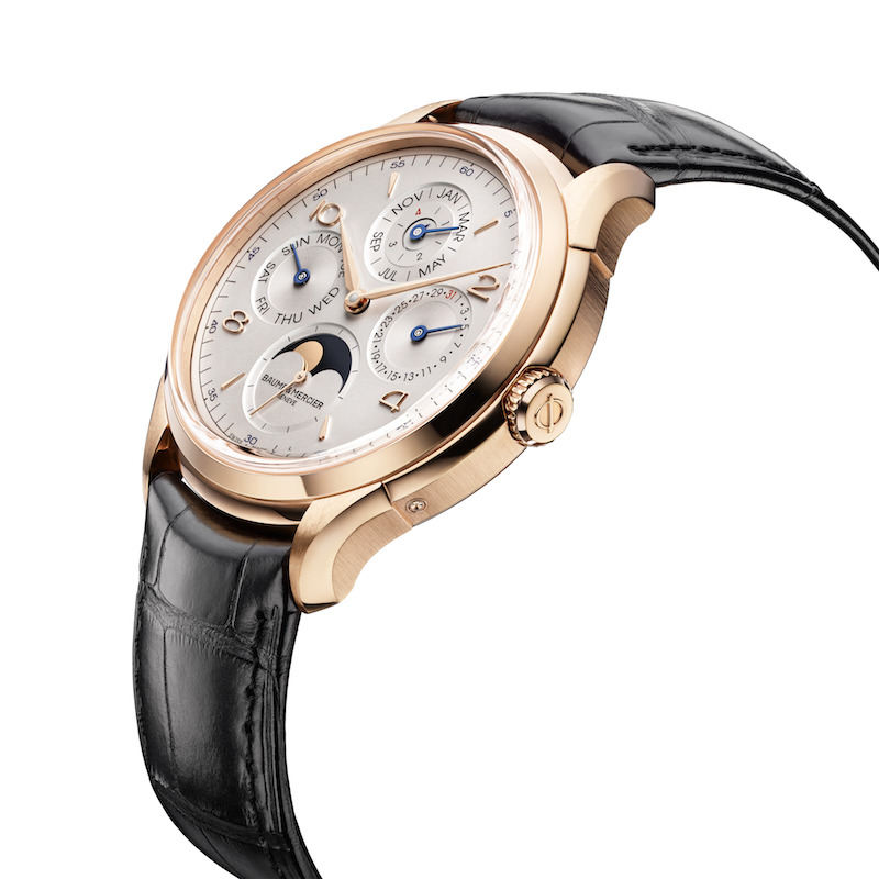 Baume et Mercier Clifton red gold qp high touch 42 mm profil