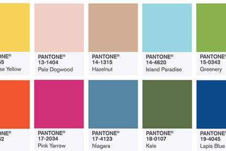 Pantone Spring palette