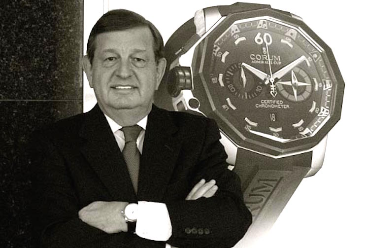 Steve Shonebarger. Though  seen here in front of a Corum image, his most recent career move was with deGrisogono in the United States. 