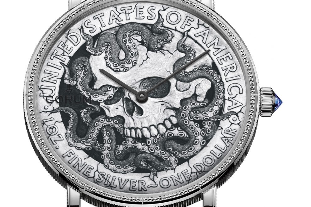 2Corum HOBO Coin Cu2 Corum Heritage Hobo Coin made of a sterling silver $1 dollar coin.