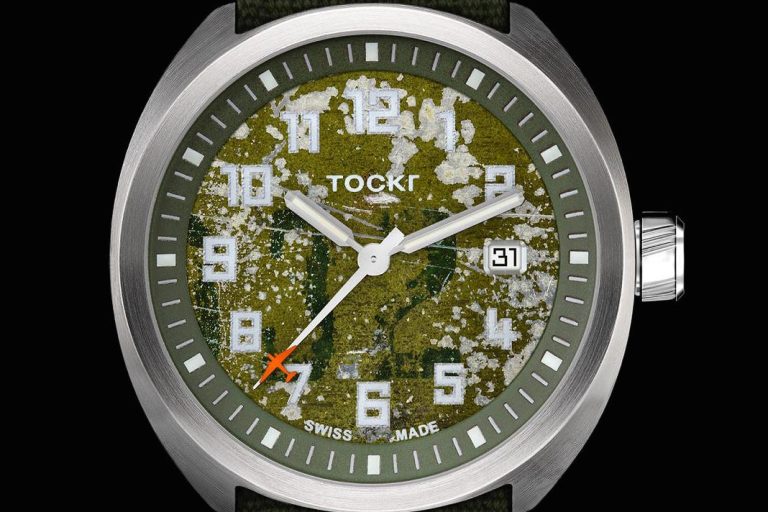 2c4090a5-1ab9-428a-80bc-bafb0e230946 Tockr D-Day C-47 Limited Edition watch with dial made from salvaged aluminum from D-Day "That's All, Brother" paratrooper transport