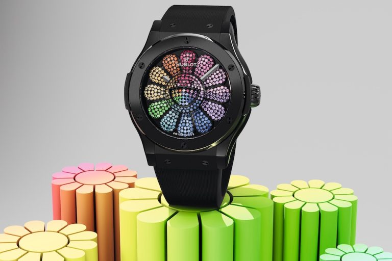 Classic Fusion Takashi Murakami Black Ceramic Rainbow watch w Classic Fusion Takashi Murakami Black Ceramic Rainbow watch