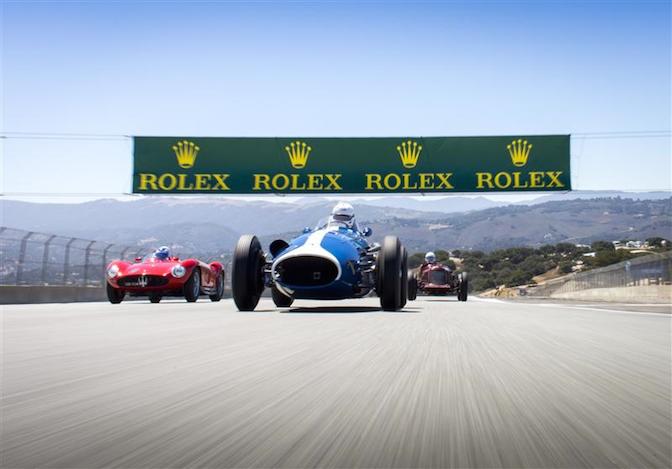 At the Rolex Monterey Motor Sports Reunion. 
