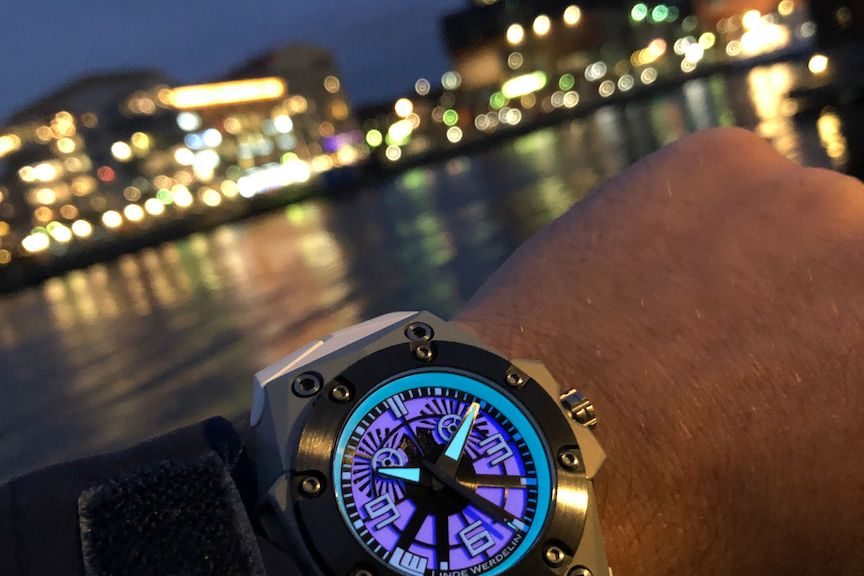 Linde Werdelin x Black Badger Oktopus Blue Sea watch Linde Werdelin x Black Badger Oktopus Blue Sea watch
