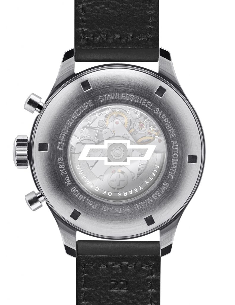 Each version of the Ernst Benz Camaro watch is created in a limited edition of 50 pieces. 