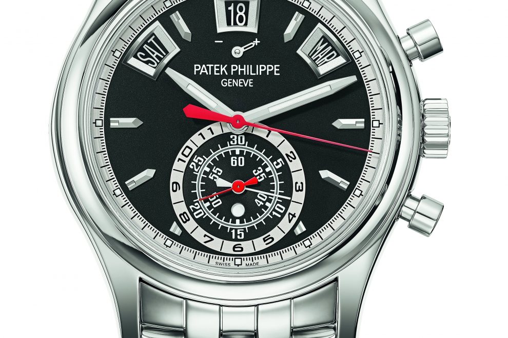 Patek Phiiippe Ref. 5960/1 is being offered in stainless steel with a black dial.