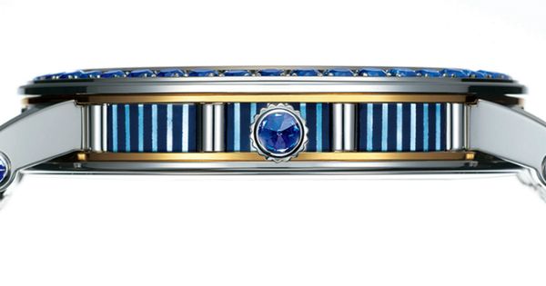 Seiko Credor Fugaku Tourbillon Limited Edition is entirely set with sapphires on the case side