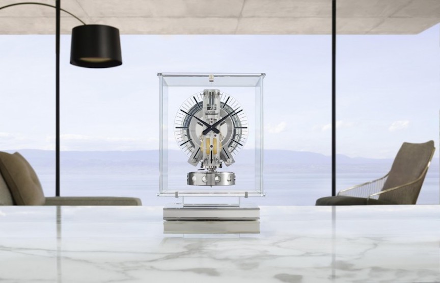 Jaeger-LeCoultre Atmos Transparente clock.