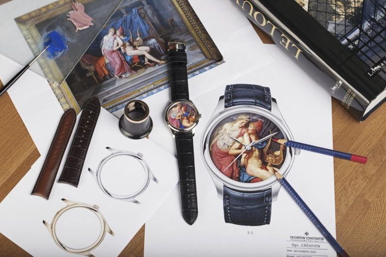 800_vac-mock-up-lesamours-de-pacircris-et-d-helene Vacheron Constantin Les Cabinotiers "Bid for the Louvre" watch.