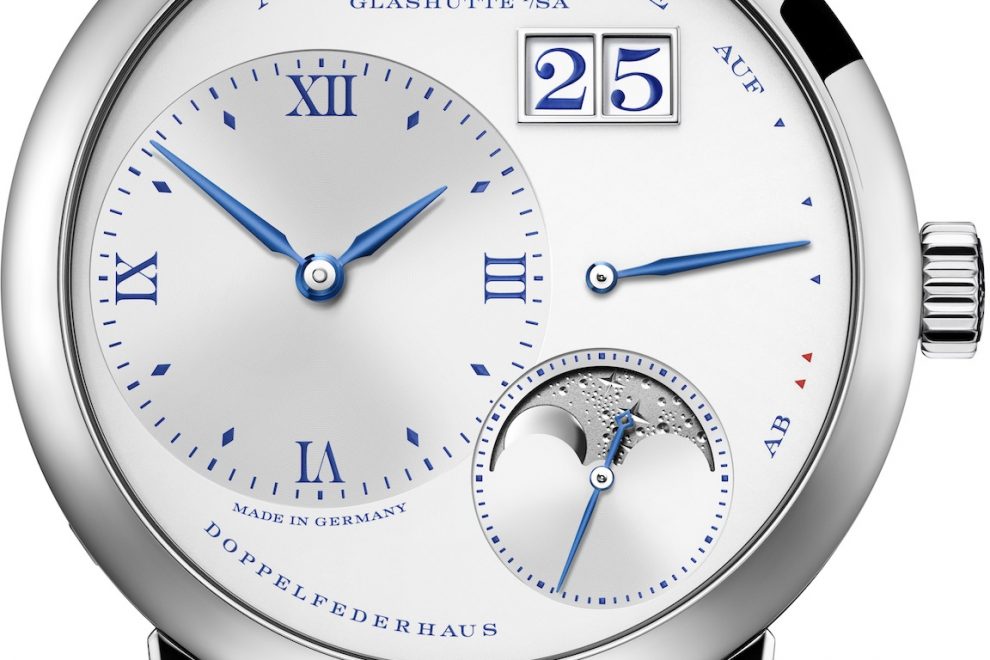 A. Lange & Sohne Little Lange 1 Moon Phase 25th Anniversary Watch.