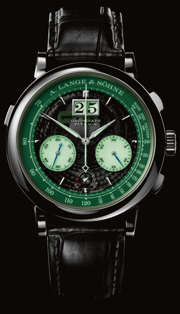 A. Lange & Sohne platinum Datograph Up/Down Lumen will be made in a limited edition of 200 pieces. 