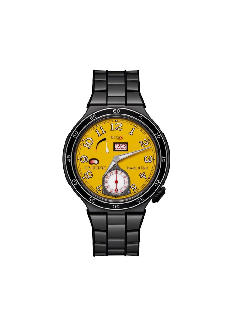 F. P. Journe Octa Sport with yellow dial.