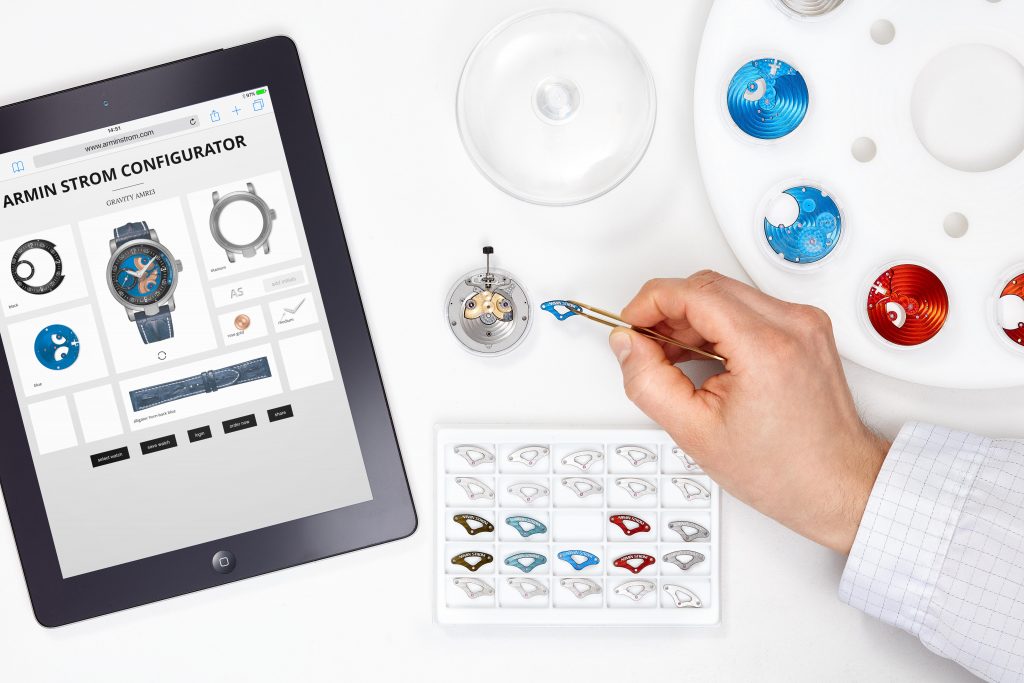 Armin Strom Watch Configurator lets you build your own watch.