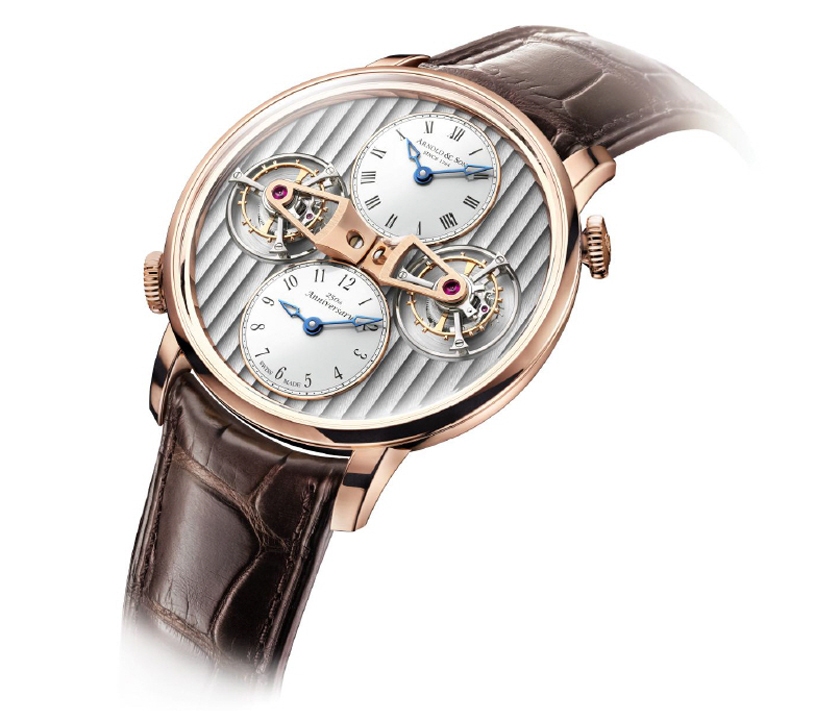 The DTE houses the in-house made movement, as do all of the watches in the Instrument collection. 