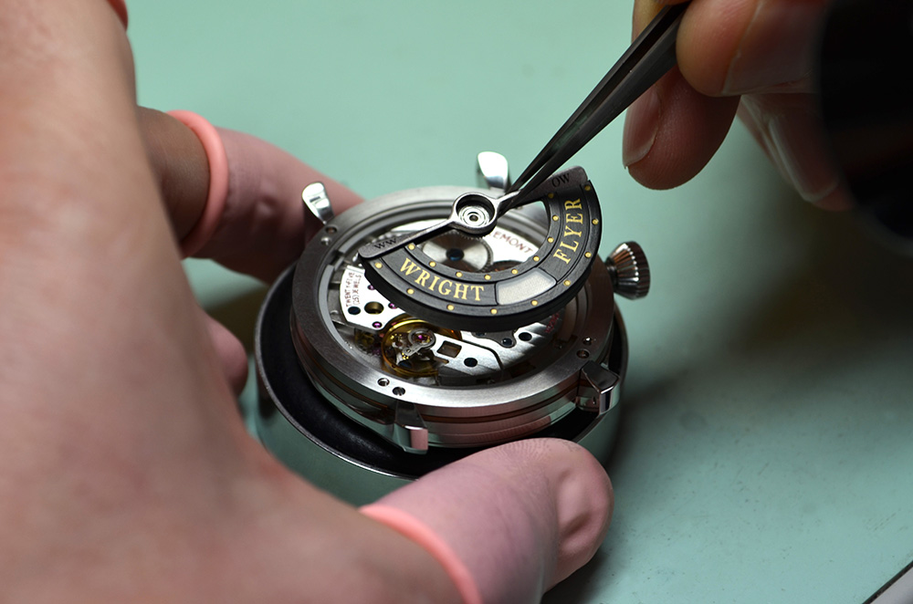 Assembly of the Bremont Wright Flyer watch