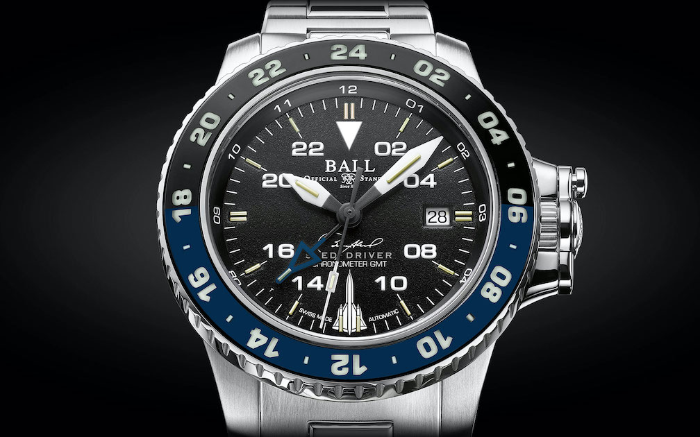 Ball Engineer Hydrocarbon AeroGMT Sled Driver watch honors military legend Brian Shul. 