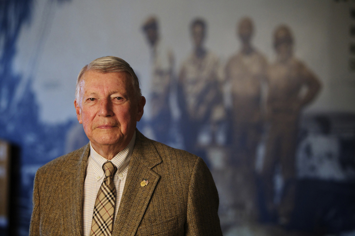 Retired general James B. Thayer, who's being honored by having the Military Museum named after him (photo: Thomas Boyd/The Oregonian)