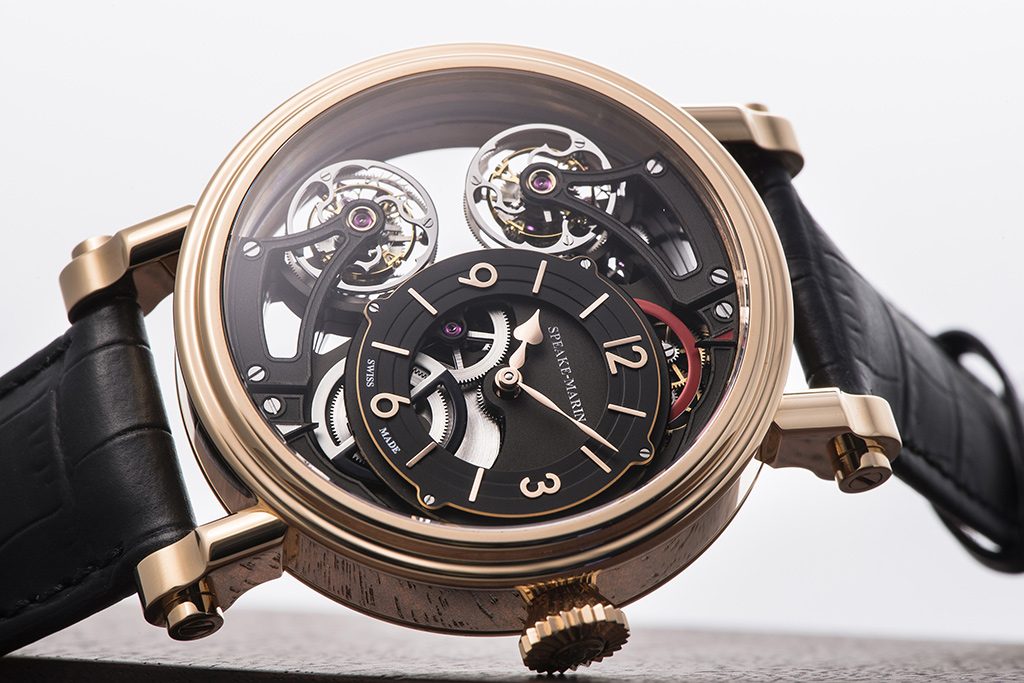 Vertical Double Tourbillon Openworked is visually stunning. 