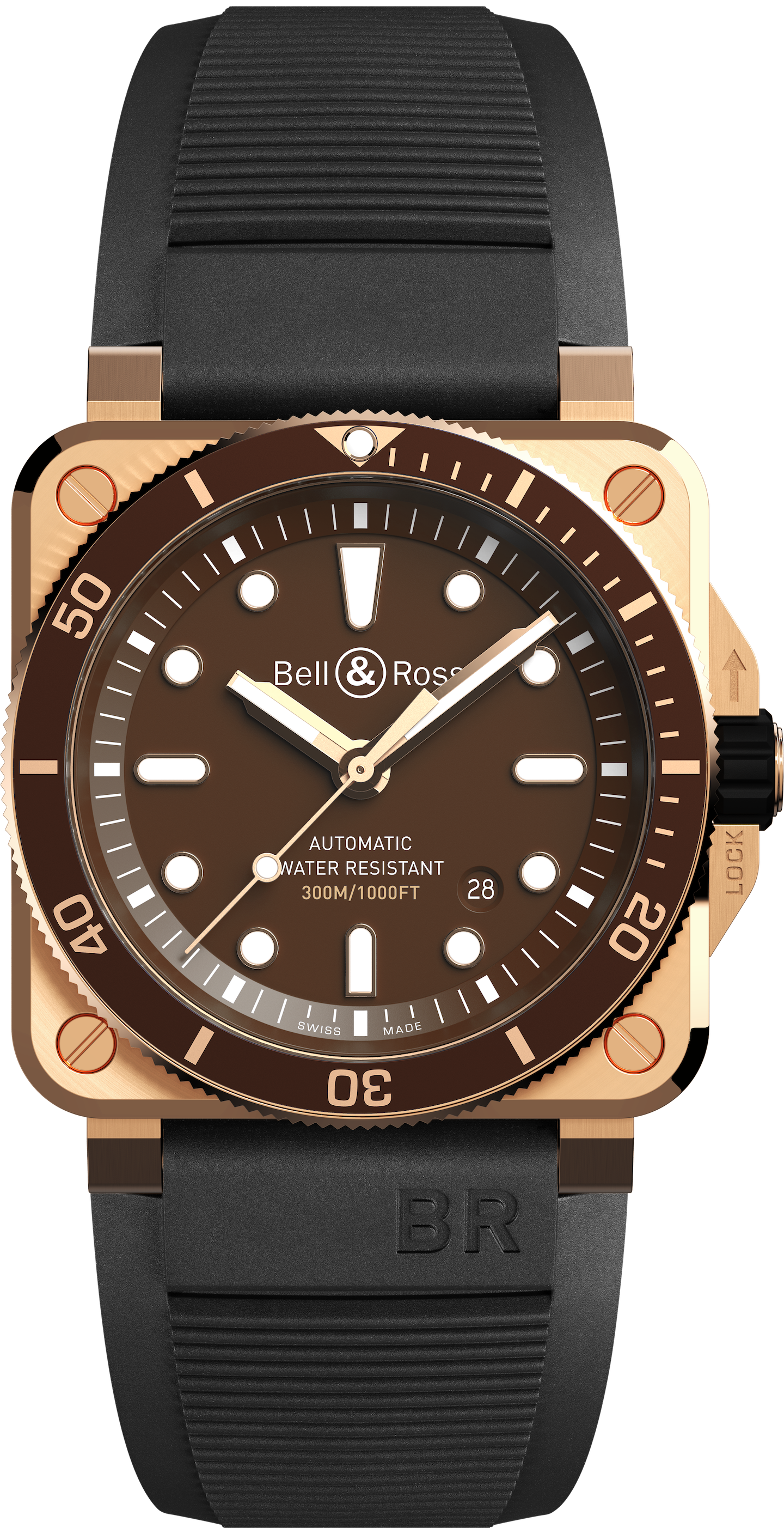 Bell & Ross BR 03-92 Diver Brown Bronze watch.