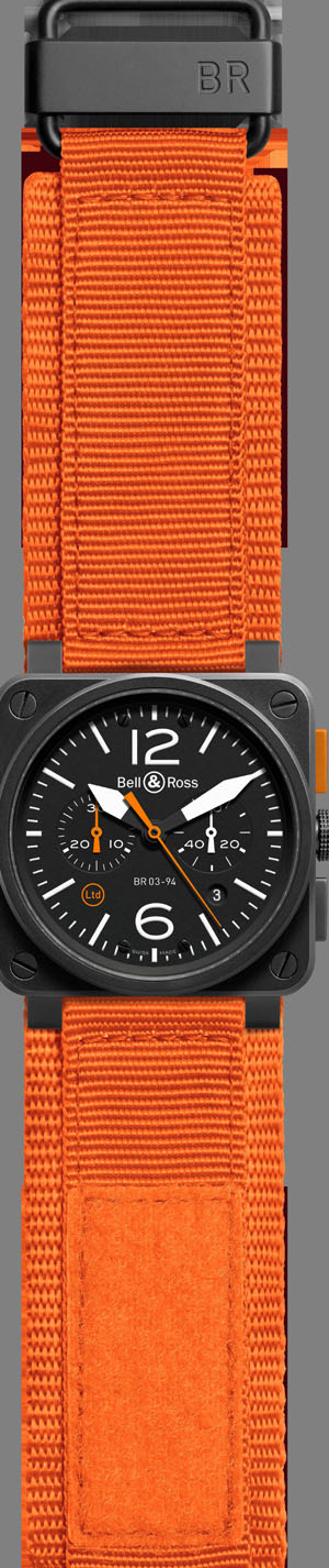 Bell & Ross BR03-94 Carbon Orange