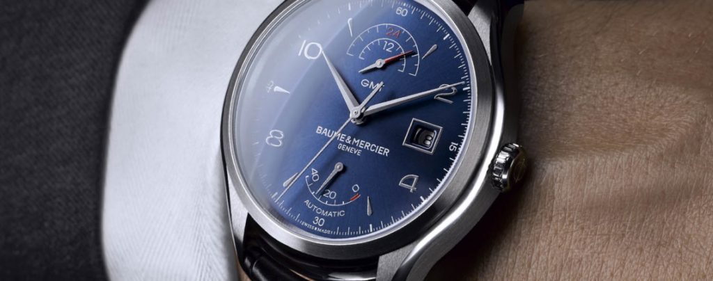 Baume & Mercier Clifton GMT blue dial watch for SIHH 2017